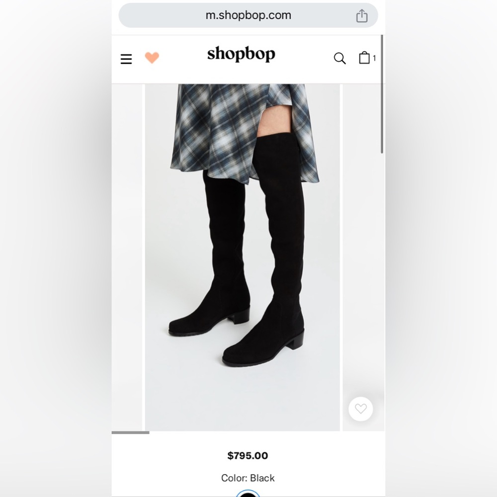 Stuart Weitzman Reserve Stretch Suede Boots